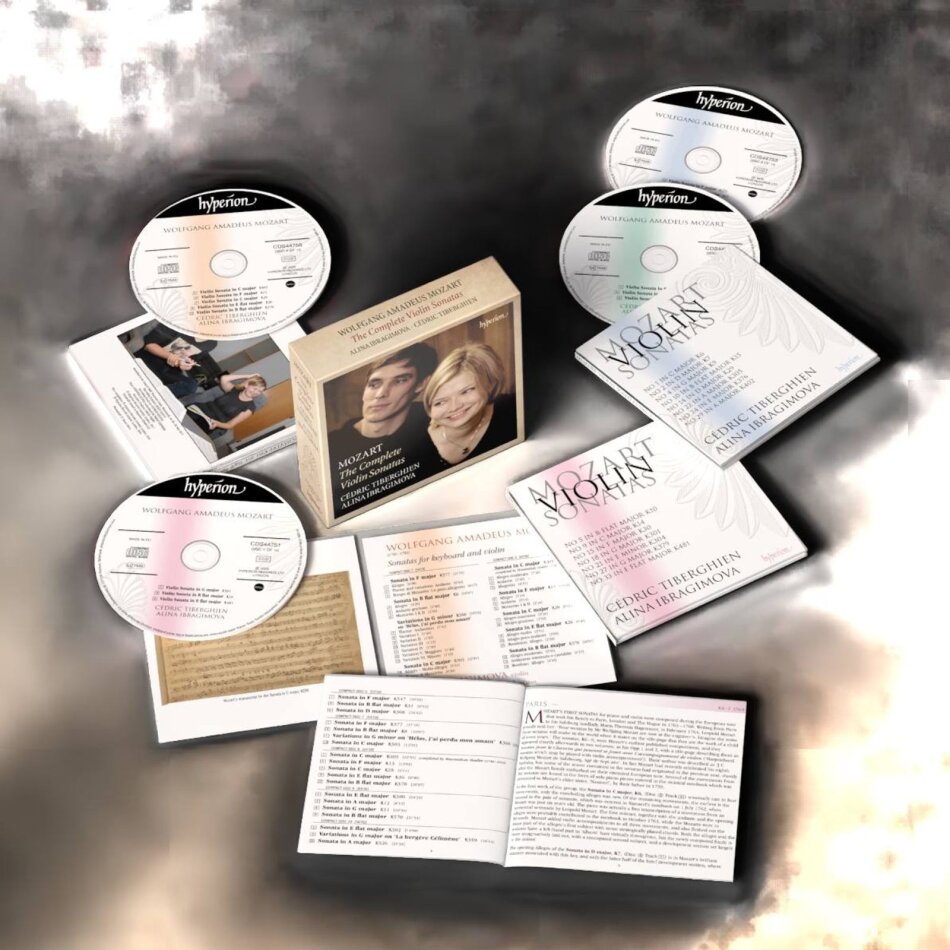 Wolfgang Amadeus Mozart (1756-1791), Alina Ibragimova & Cédric Tiberghien - The Complete Violin Sonatas 10 CDs
