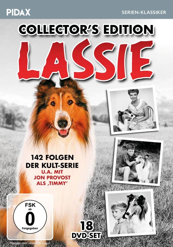 Lassie - 148 Folgen der Kult-Serie Pidax Serien-Klassiker, Collector's Edition, 18 DVD