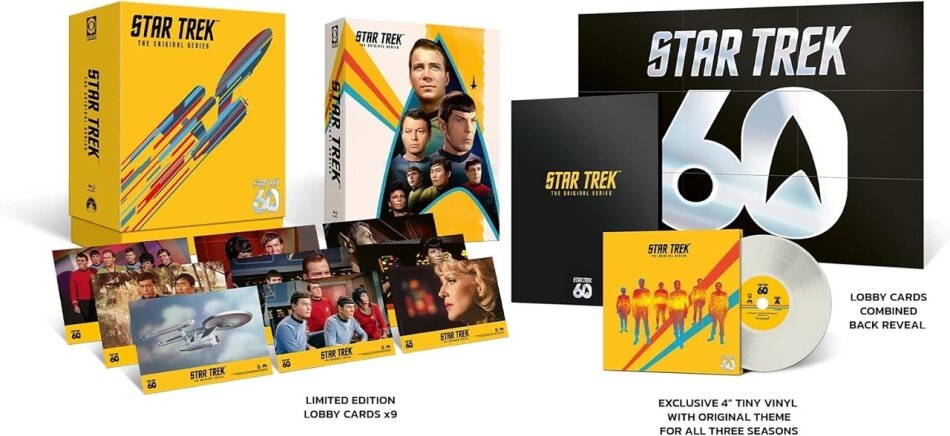Star Trek - The Original Series 60th Anniversary Edition, Limited Collector's Edition, 20 Blu-rays