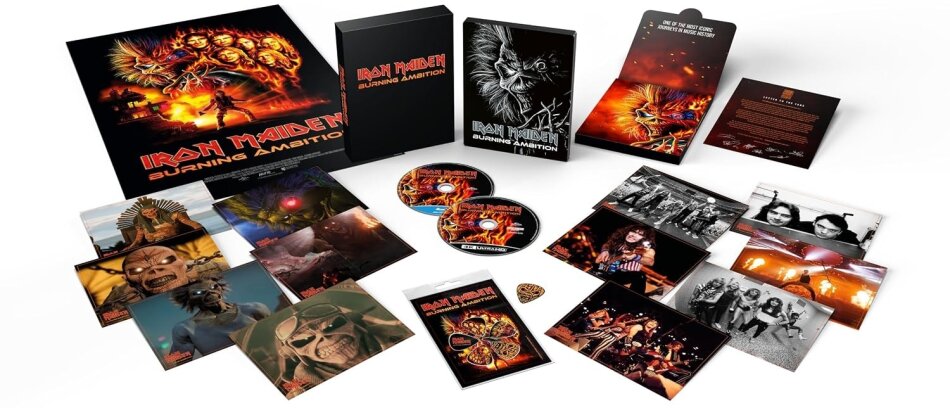 Iron Maiden - Burning Ambition (2026) Limited Collector's Edition, Steelbook, 4K Ultra HD + Blu-ray