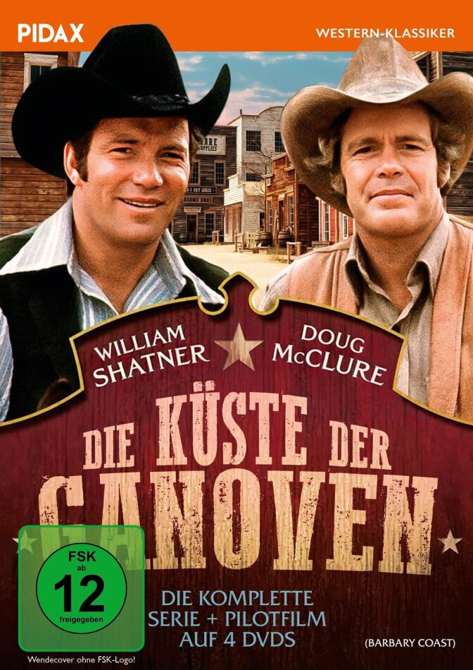 Die Küste der Ganoven - Die komplette Serie + Pilotfilm Pidax Western-Klassiker, 4 DVDs