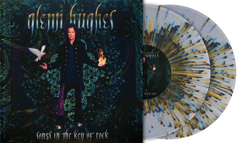 Glenn Hughes - Songs In Key Of Rock 2026 Reissue, Indie Exclusive, Reissued Sounds, Limited Edition, Crystal Splatter Vinyl, 2 LPs
