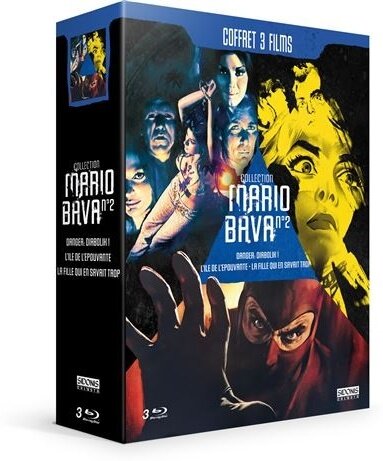 Collection Mario Bava n°2 - Danger : Diabolik ! / L'île de l'épouvante / La fille qui en savait trop 3 Blu-ray