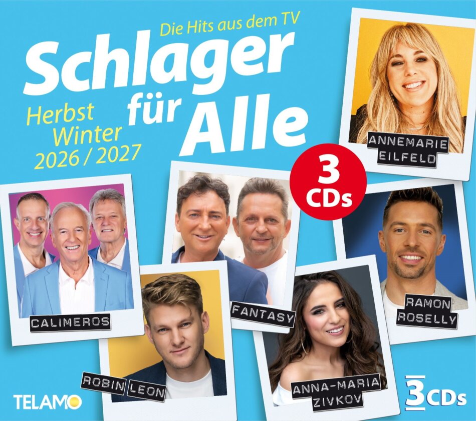 Schlager für Alle - Herbst/Winter 2026/2027 3 CDs