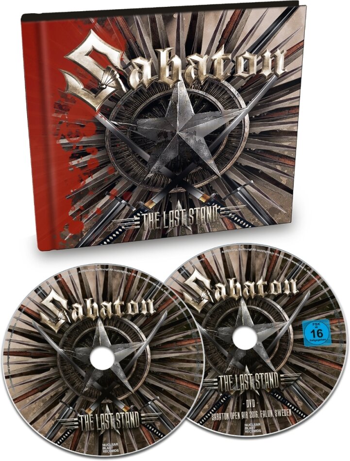 Sabaton - The Last Stand 2026 Reissue, Nuclear Blast, 10th Anniversary Edition, Digibook, CD + DVD