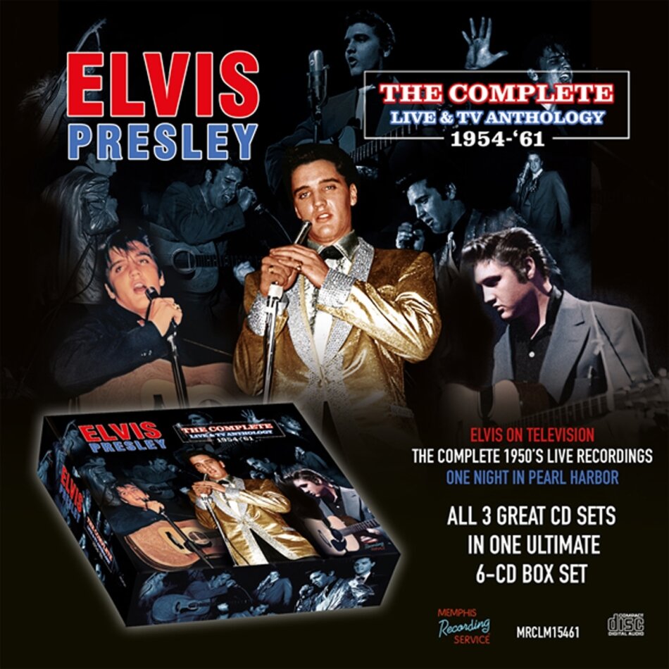 Elvis Presley - The Complete Live & TV Anthology 1954 - 61 6 CD