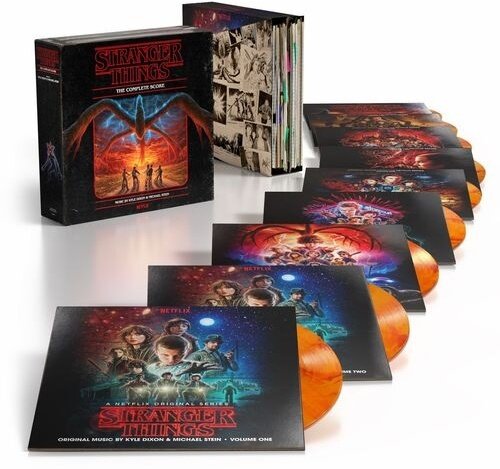 Kyle Dixon & Michael Stein - Stanger Things - OST - Coplete Score Colored, 17 LPs