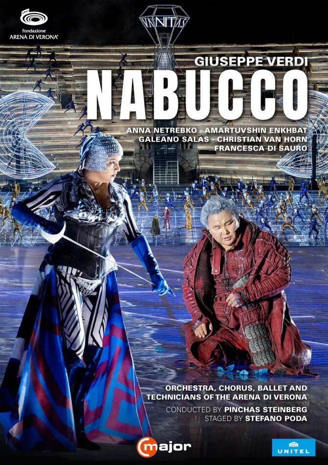 Orchestra, Chorus, Ballet and Technicians of the Arena di Verona, Anna Netrebko & Pinchas Steinberg - Nabucco 2 DVDs