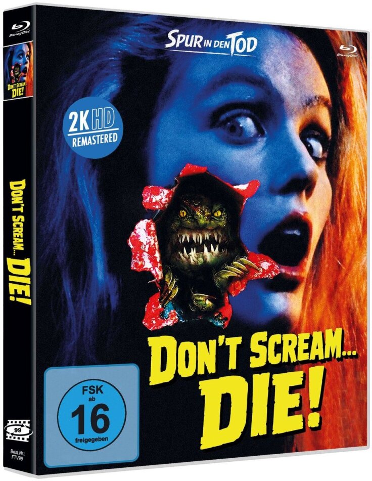 Don't Scream… Die! - Spur in den Tod (1991) From The Vault, Edizione Limitata, Versione Rimasterizzata