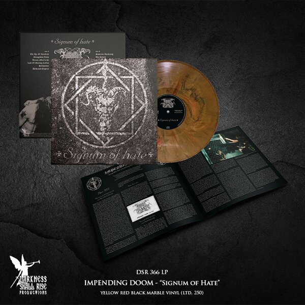Impending Doom - Signum Of Hate 2026 Reissue, Yellow Red Black Marble Vinyl, LP