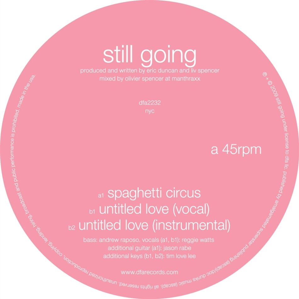 Still Going - Spaghetti Circus LP