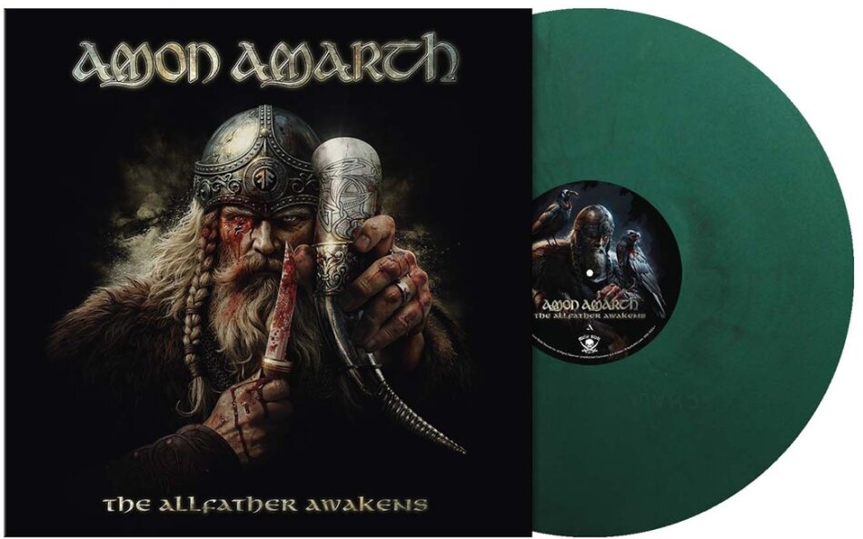 Amon Amarth - The Allfather Awakens Oden's Hunt Green Marbled Vinyl, LP