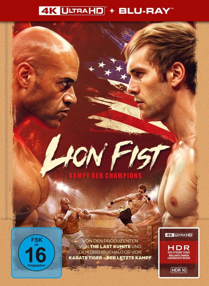 Lion Fist - Kampf der Champions (2026) Edizione Limitata, Mediabook, 4K Ultra HD + Blu-ray