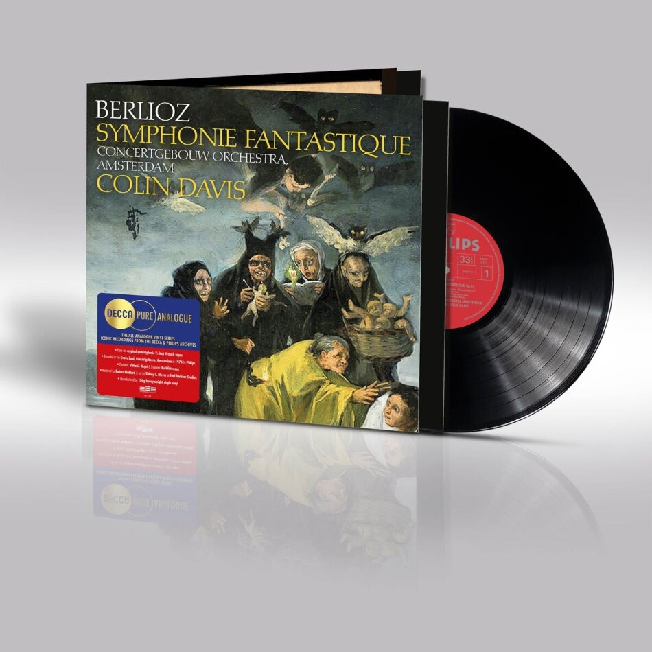 Sir Colin Davis, Concertgebouw-Orchester & Hector Berlioz (1803-1869) - Symphonie Fantastique Decca Pure Analogue, LP