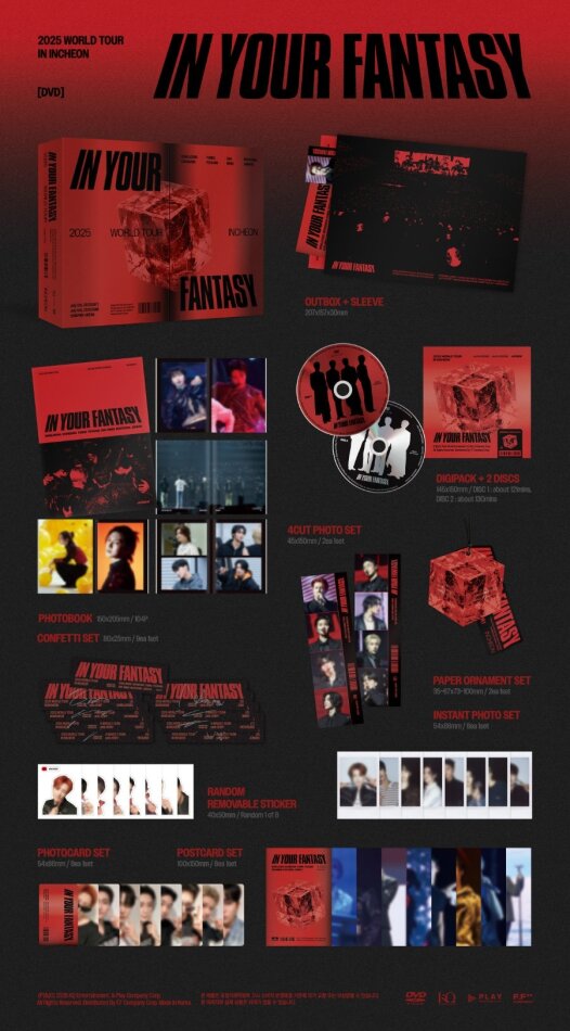 Ateez (K-Pop) - In Your Fantasy: 2025 World Tour in Incheon 2 DVD