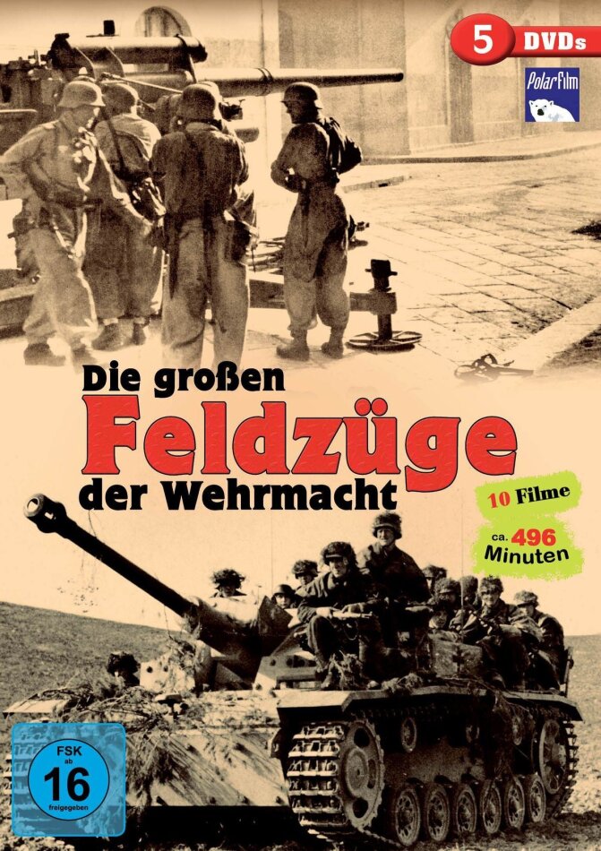 Die grossen Feldzüge der Wehrmacht - 10 Filme 5 DVDs