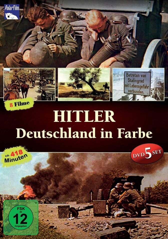 Hitler Deutschland in Farbe - 8 Filme 5 DVDs