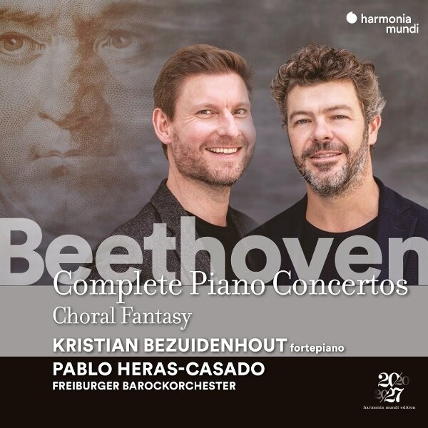 Ludwig van Beethoven (1770-1827), Kristian Bezuidenhout, Freiburger Barockorchester & Pablo Heras-Casado - Complete Piano Concertos - Choral Fantasy 3 CD