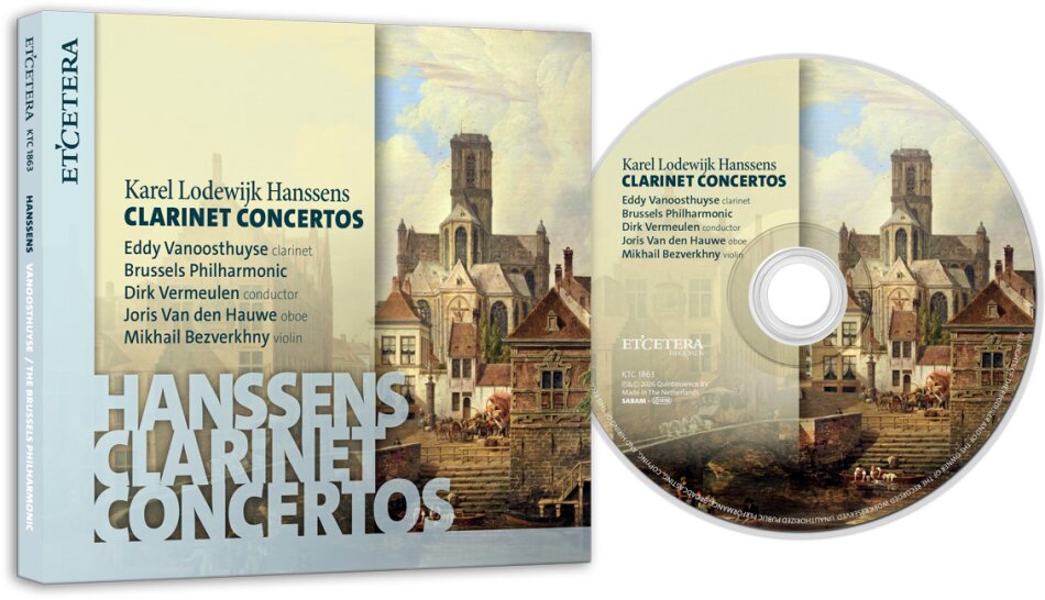 Karel Lodewijk Hanssens, Joris Van den Hauwe, Eddy Vanoosthuyse, Mikhail Bezverkhny, … - Clarinet Concertos