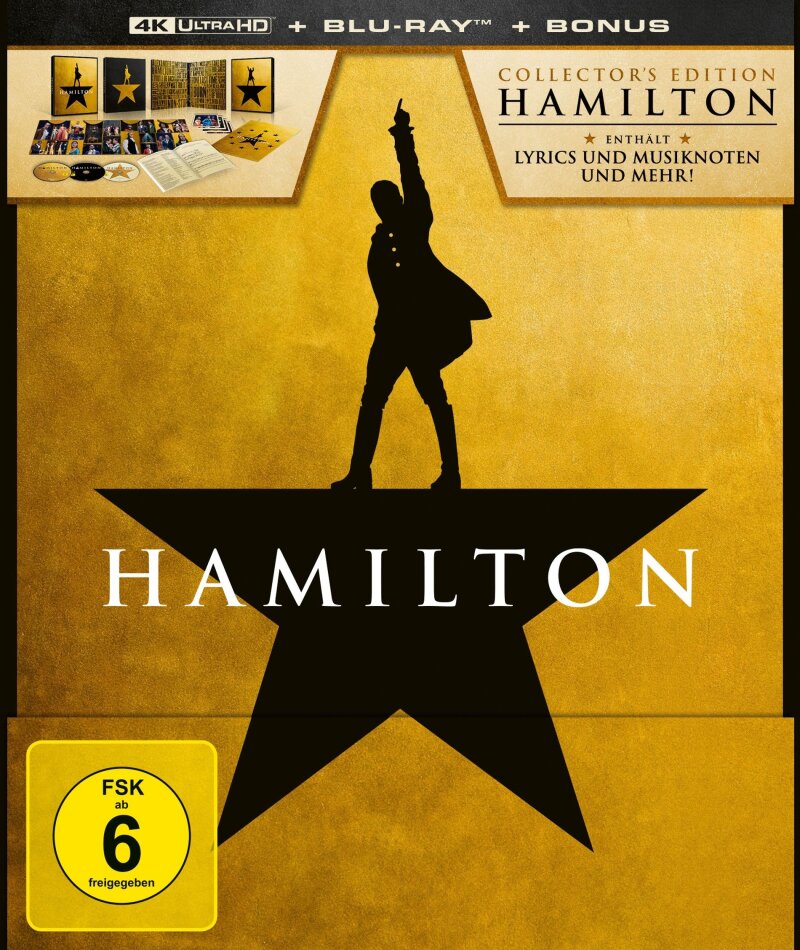 Hamilton (2020) Digipack, Collector's Edition Limitata, 4K Ultra HD + 2 Blu-ray