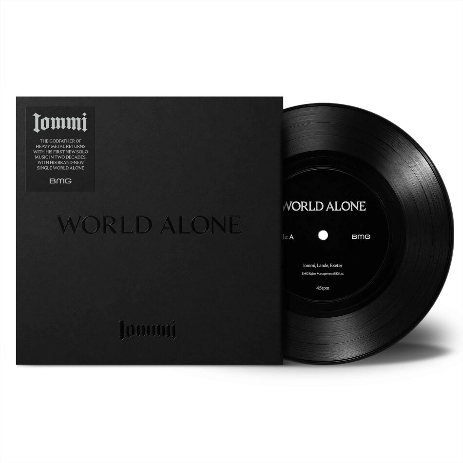 Tony Iommi (Black Sabbath) - World Alone 7" Single