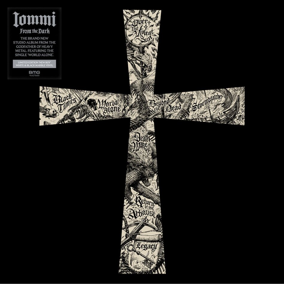 Tony Iommi (Black Sabbath) - From The Dark CH Exclusive, Limited Edition, White & Black Marble Vinyl, 2 LPs
