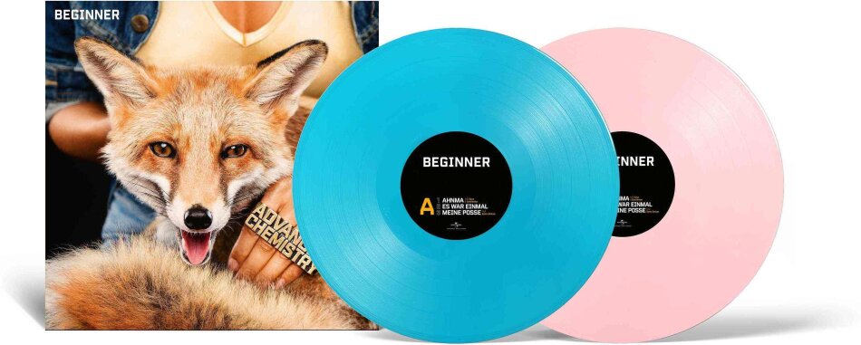 Beginner (Jan Delay, Denyo, Dj Mad) - Advanced Chemistry 2026 Reissue, Farbiges Vinyl Hellblau A&B Seite & Rosé C&D Seite, LP