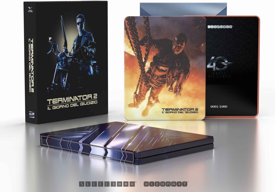 Terminator 2 - Il giorno del giudizio (1991) Icon Collection, Edizione Limitata, Steelbook, 4K Ultra HD + 4 Blu-ray