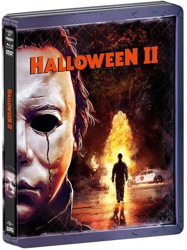 Halloween II (1981) Edizione Limitata, Steelbook, 4K Ultra HD + Blu-ray + DVD