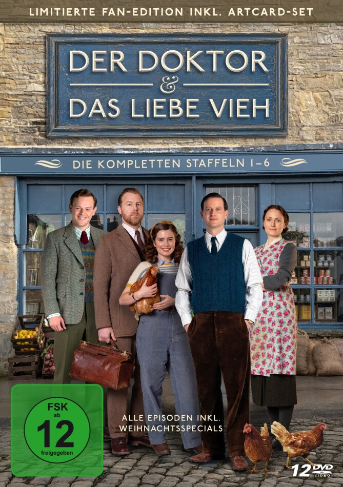 Der Doktor und das liebe Vieh - Staffel 1-6 + Artcard-Set, Fan Edition, Édition Limitée, 12 DVD
