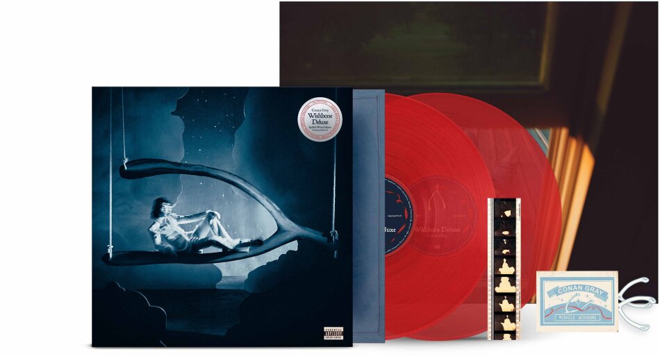 Conan Gray - Wishbone International Retail Exclusive, Deluxe Edition, Ruby Red Vinyl, LP