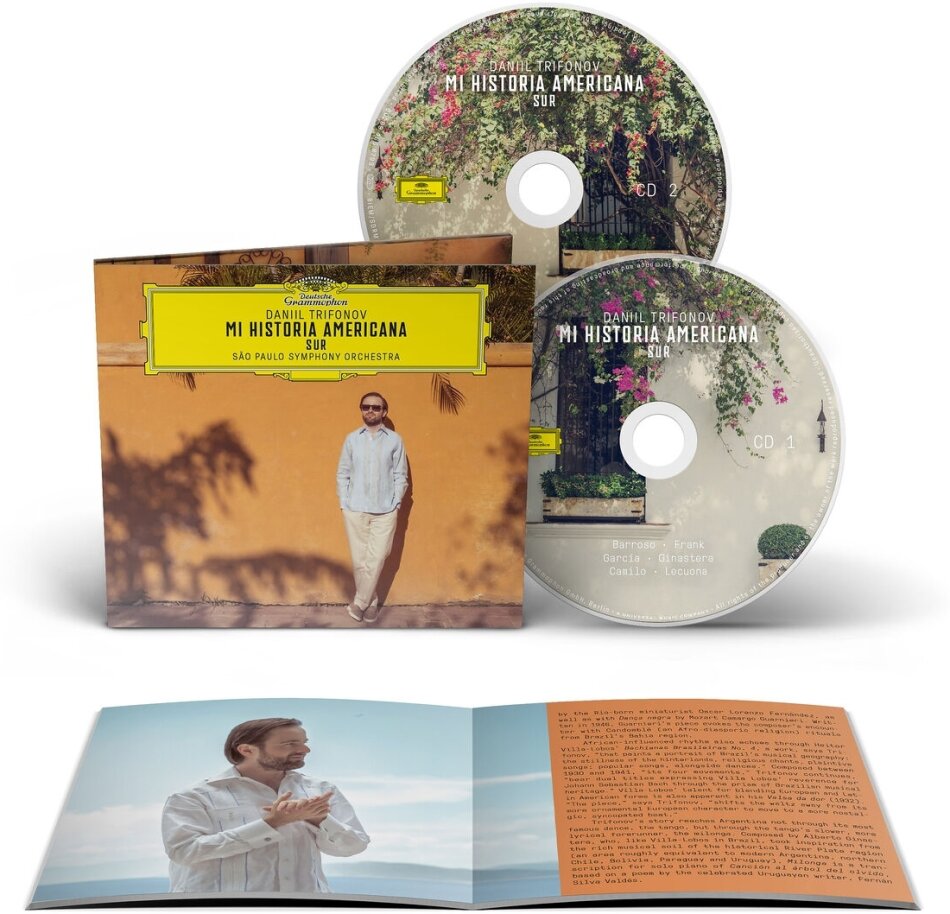 Osvaldo Golijov, Bullumba Landestoy, Heitor Villa-Lobos (1887-1959), Alberto Ginastera (1916-1983), … - Mi Historia Americana - Sur 2 CDs