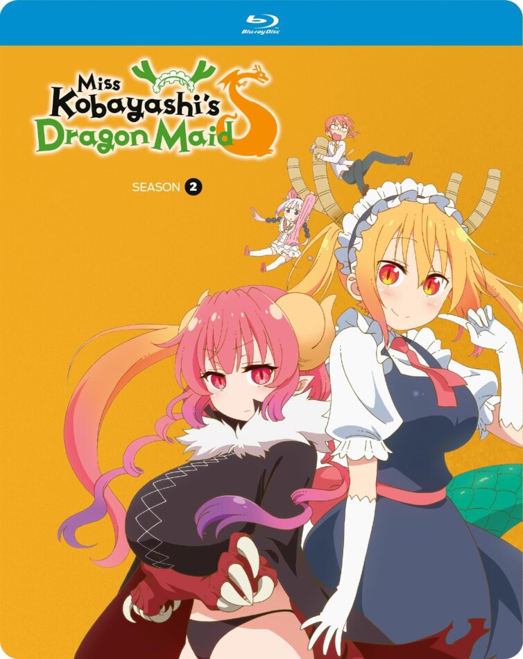 Miss Kobayashi's Dragon Maid S - Season 2 Limited Edition, Steelbook, 2 Blu-rays