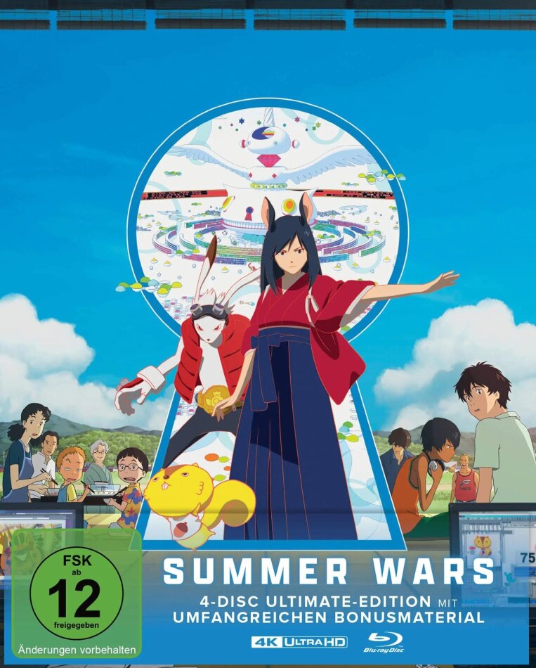 Summer Wars (2009) Ultimate Edition, 4K Ultra HD + 2 Blu-rays + CD