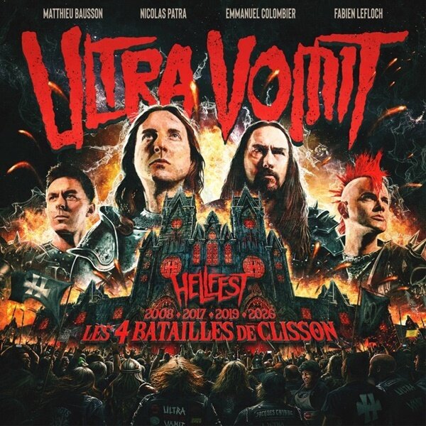 Ultra Vomit - Hellfest: Les Quatre Batailles De Clisson CD + 2 DVDs