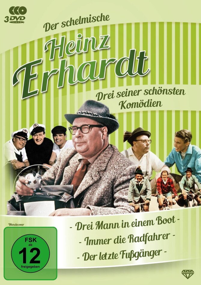 Heinz Erhardt - Drei Mann in einem Boot / Immer die Radfahrer / Der letzte Fussgänger 3 DVD