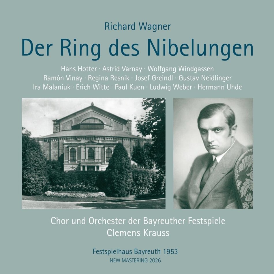 Wolfgang Windg Solisten: Hans Hotter, Astrid Varnay, Hans Hotter, Astrid Varnay, Wolfgang Windgassen & Richard Wagner (1813-1883) - Der Ring des Nibelungen: Das Rheingold - Die Walküre 12 CD