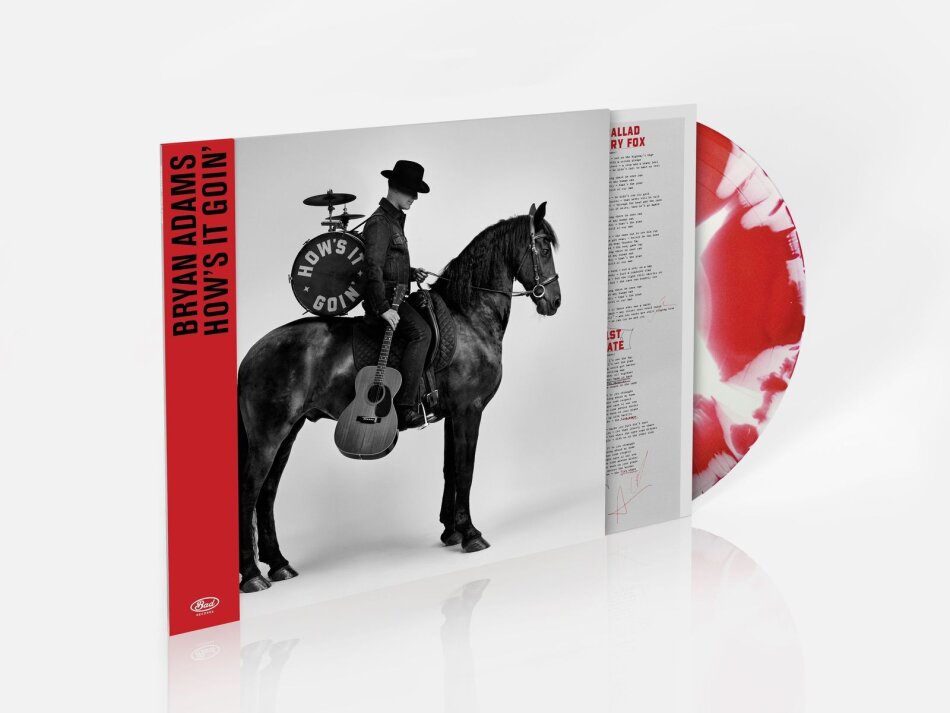 Bryan Adams - How's It Goin Red/White Sunburst Vinyl, LP