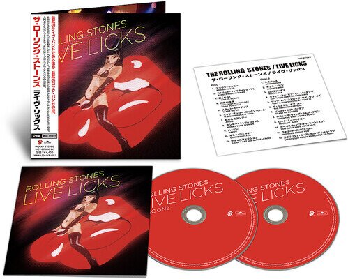 The Rolling Stones - Live Licks 2026 Reissue, Japanese Mini-LP Sleeve, Japan Edition, Edizione Limitata, 2 CD