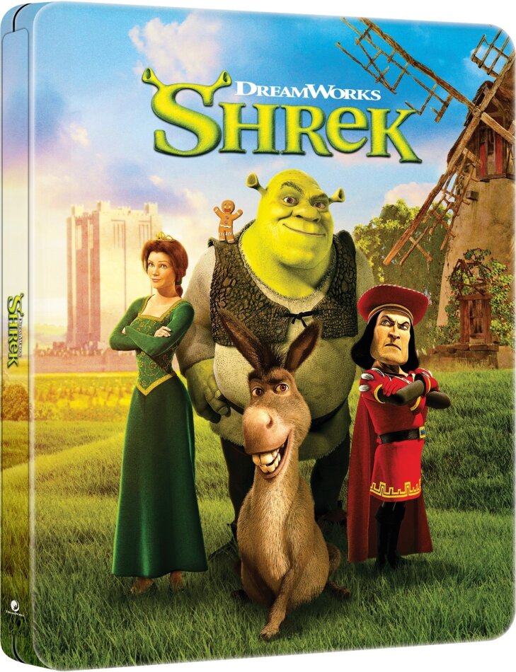 Shrek (2001) Edizione 25° Anniversario, Edizione Limitata, Steelbook, 4K Ultra HD + 2 Blu-ray