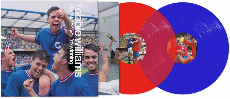 Robbie Williams - Sing When You're Winning 2026 Reissue, CH Exclusive, Red/Blue Vinyl, LP