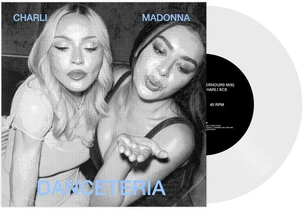 Madonna & Charlie XCX - Danceteria Clear Vinyl, 7" Single