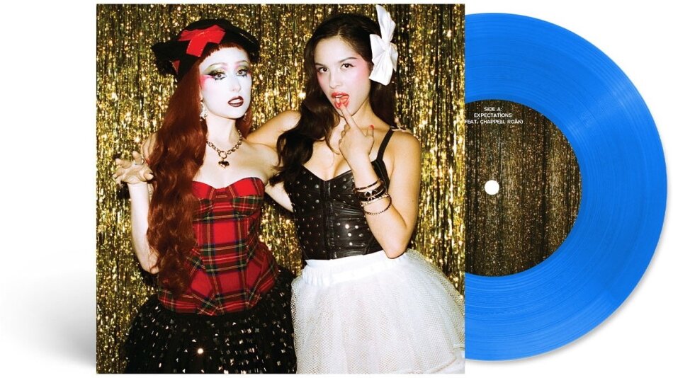 Olivia Rodrigo feat. Chappell Roan - expectations Translucent Blue Vinyl, 7" Single